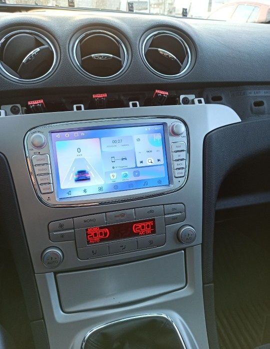 Автомагнітола FORD FOCUS MONDEO 4/64 android 13 Форд фокус мондео