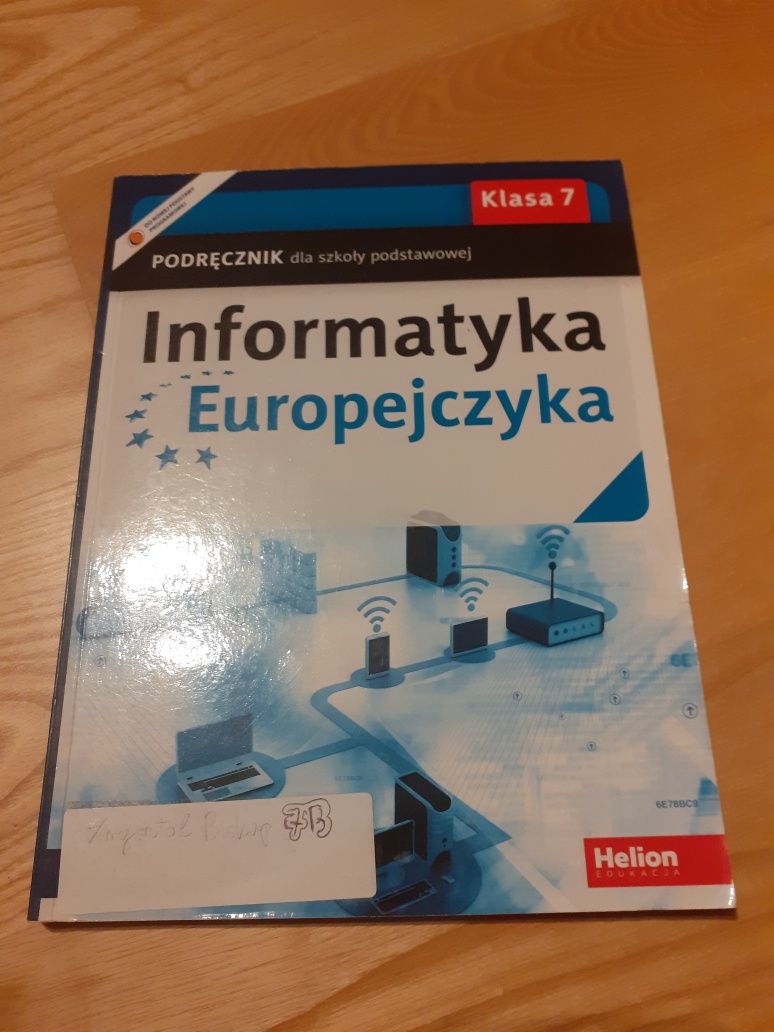 Informatyka Europejczyka klasa 7 podręcznik