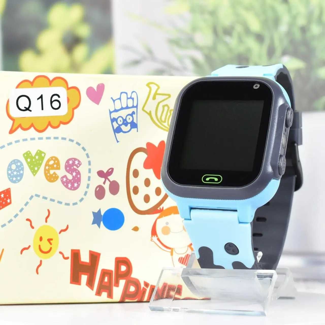 Дитячий годинник Smart Baby Watch Q16 Голубий