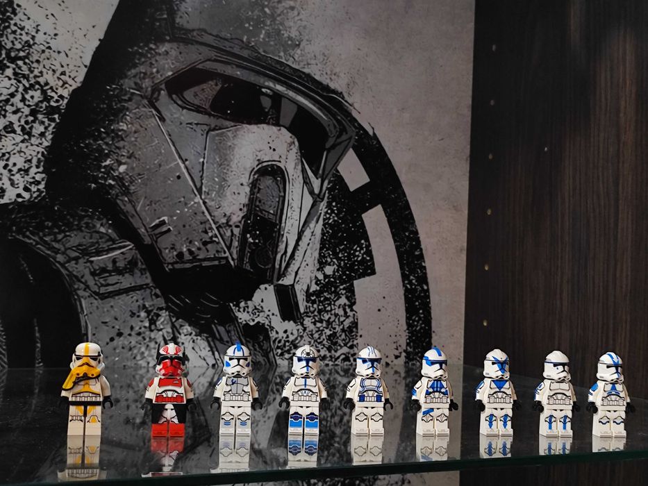 Lego Star wars кастомные клоны 501, штурмовики, Торн, Эхо, детали