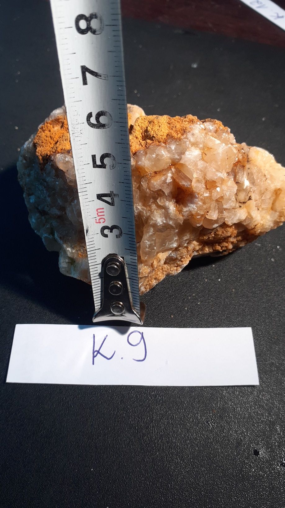 Mineral , kalcyt , szczotka .Naturalny Kamień