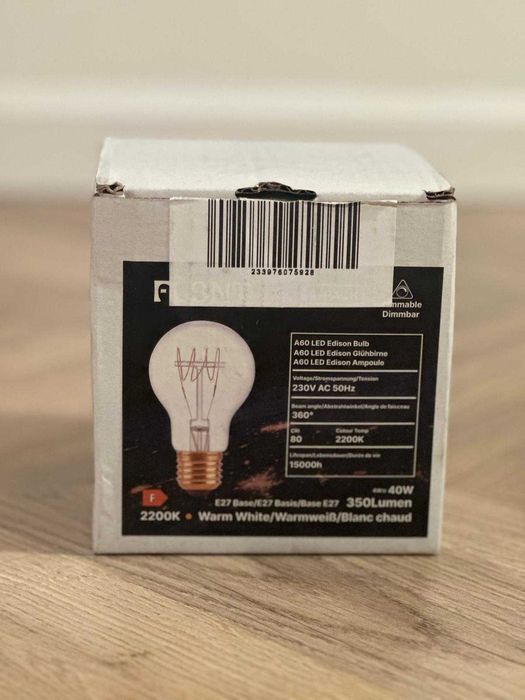 Żarówki LED A60 2200K – 4 sztuki