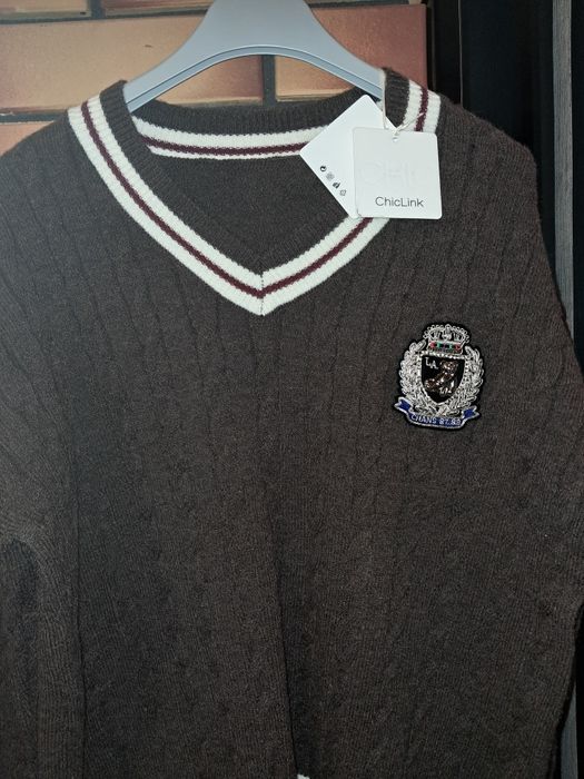 Sweterek czekolada herb miś