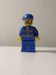 Figurka Lego pracownik budowlany