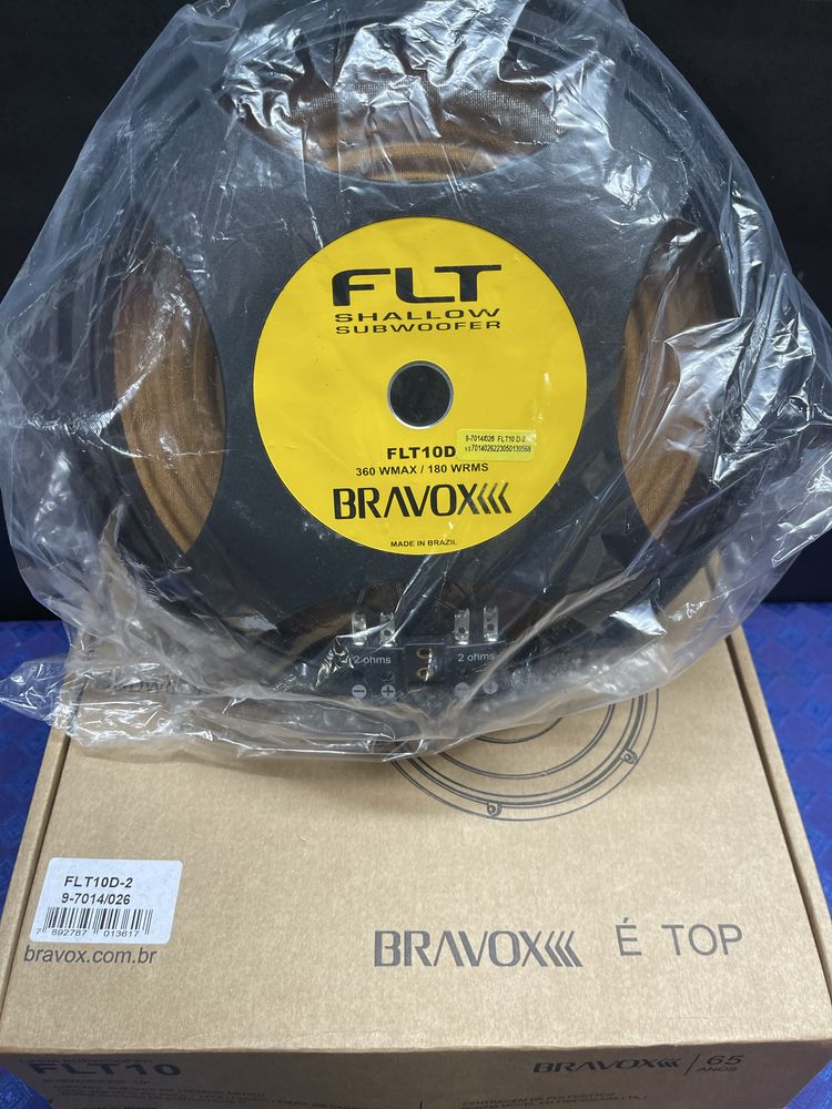 Subwoofer bravox FLT 10” 2+2