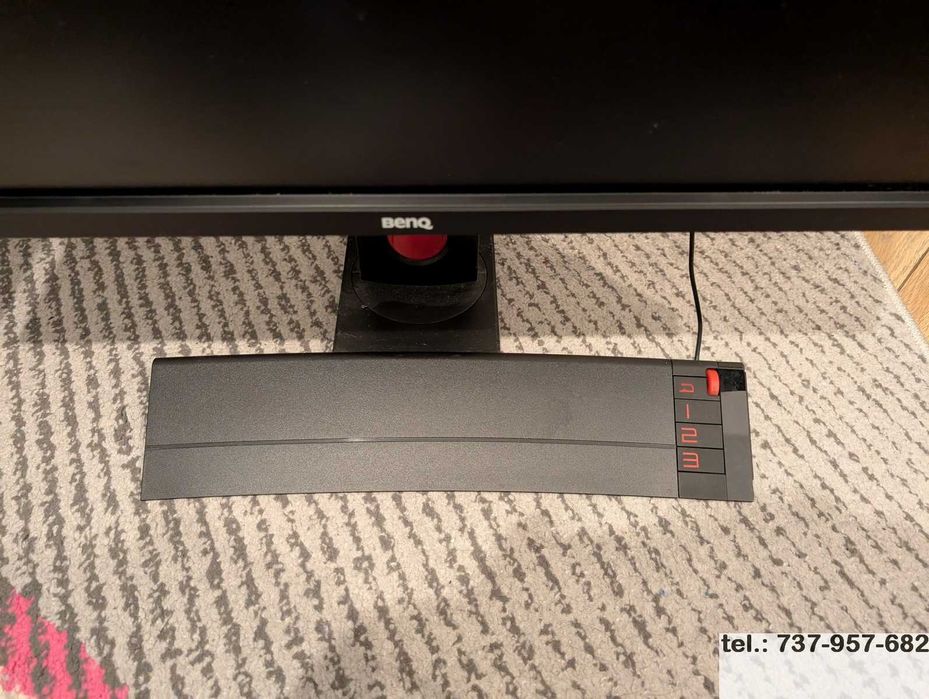 monitor 24" FullHD 1080p BenQ XL2420Z 144HZ, Nvidia G-Sync, mat, pivot