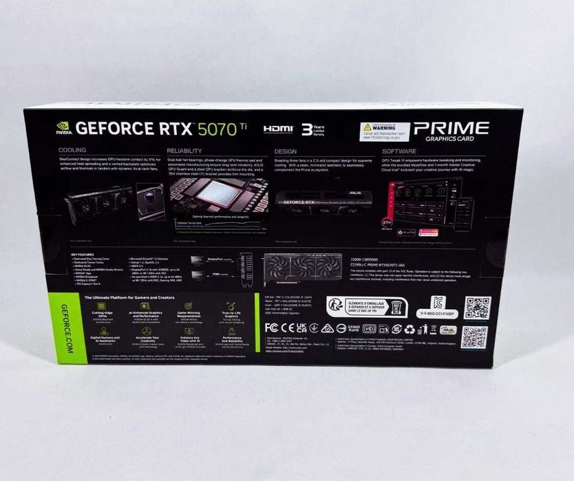 Обмен Prime RTX 5070TI 16Gb.