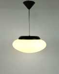Lampa wisząca szklana retro vintage prl art deco bauhaus