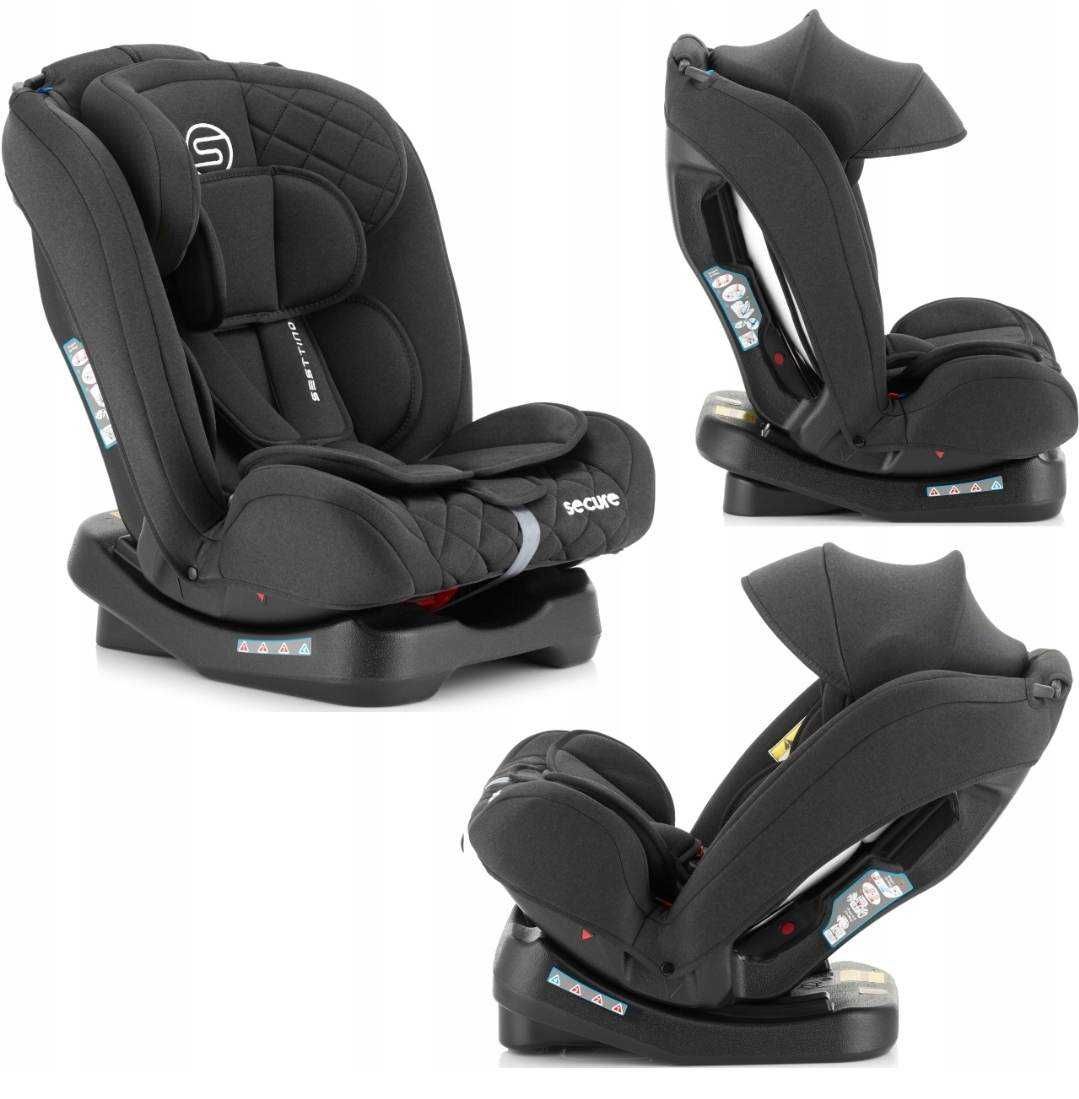 Fotelik Samochodowy Sesttino Secure PRO 0-36kg. 40-150cm.