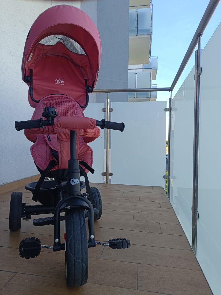 Rowerek dziecięcy trójkołowy Kinderkraft z daszkiem prawie nowy