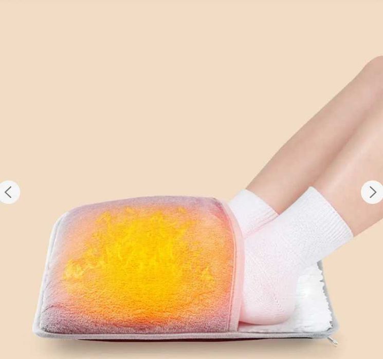 Грілка для ніг з USB підігрівом фланелева Електрогрілка Електрокилимок