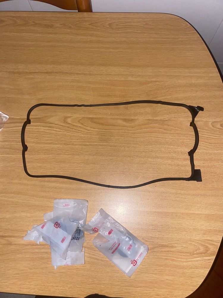 Junta tampa valvulas e vedantes das velas Original Honda