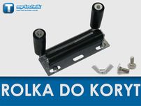 Rolka kablowa prosta do przeciągania i rozwijania kabli w korytach