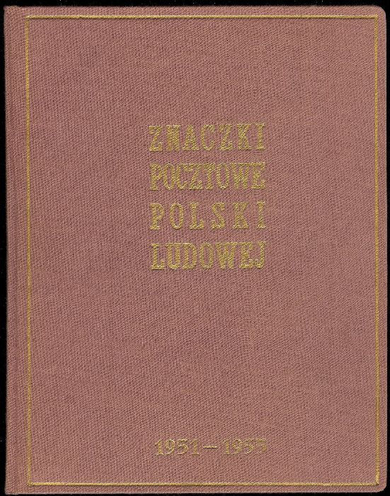 Klaser jubileuszowy 1951-55 kasowane + czyste