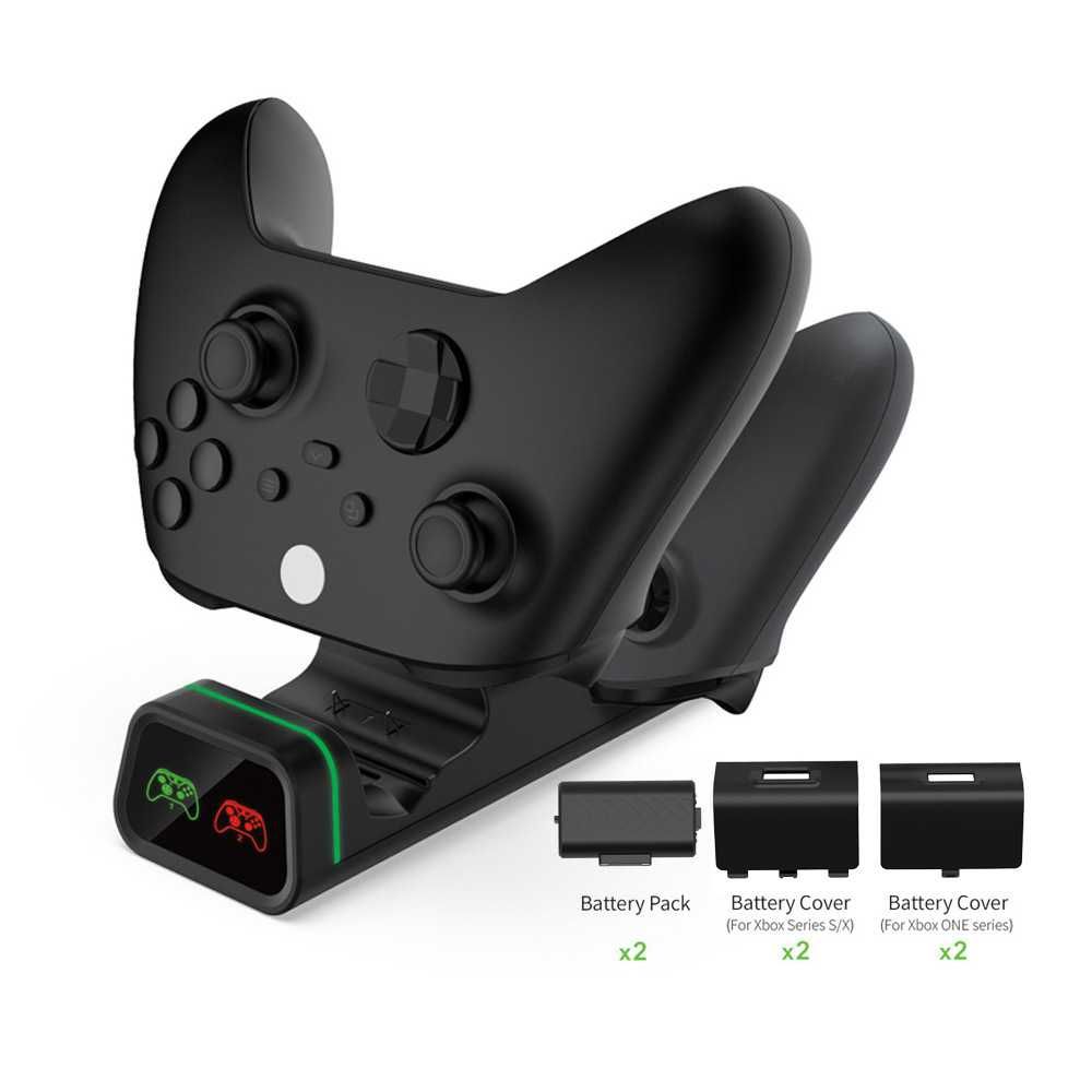 Xbox One/Xbox Series X 2 акумулятори, зарядна база, кришки