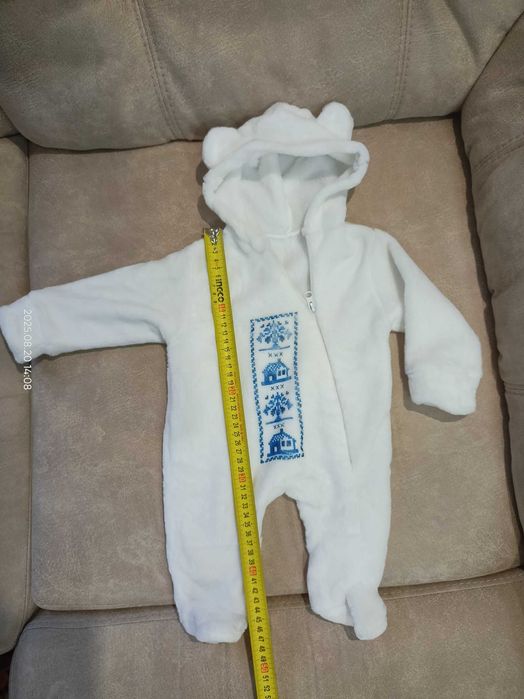 Комбінезон махра на новонародженого 56