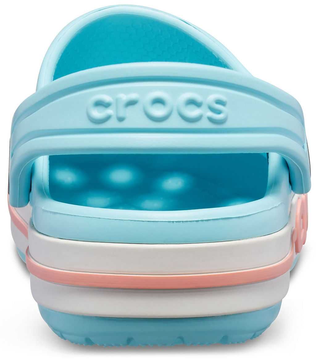 Crocs Bayaband Ice Blue / Melon Кроксы баябенд бирюзового цвета