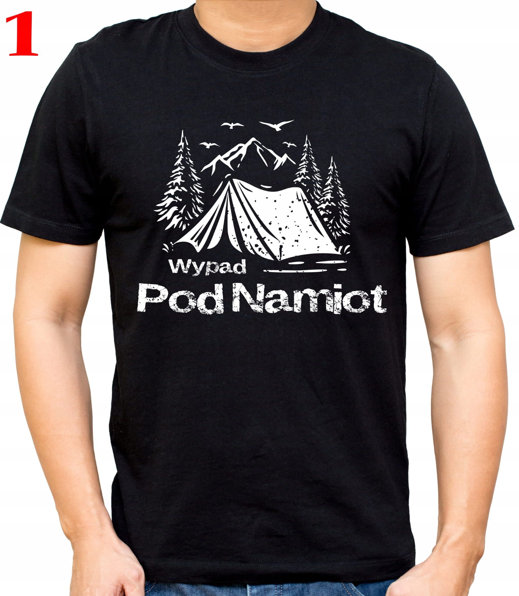 Koszulka Wyprawa W Góry Camping Kamping