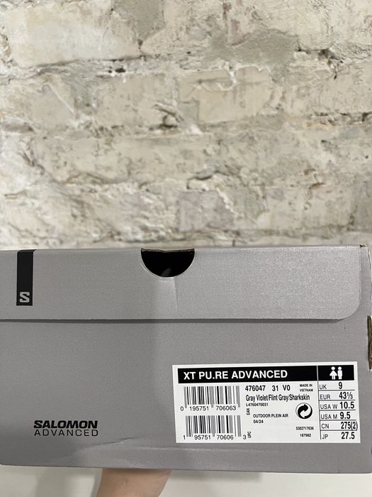 Кросівки Salomon XT pure Advanced оригінал нові кроссовки L47604700