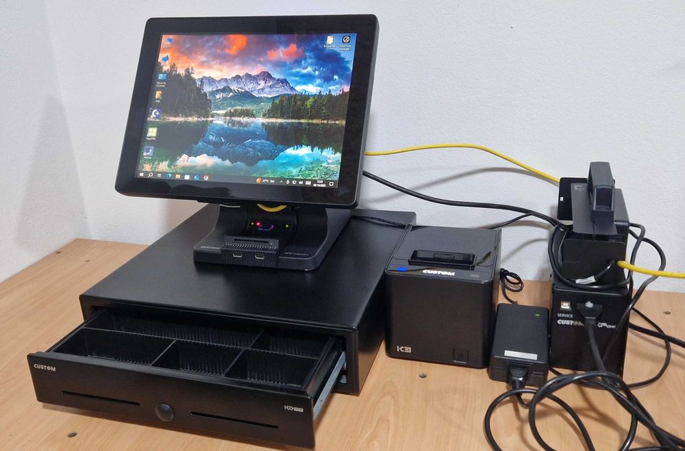 POS monitor Tátil | impressora térmica 80mm | Gaveta dinheiro