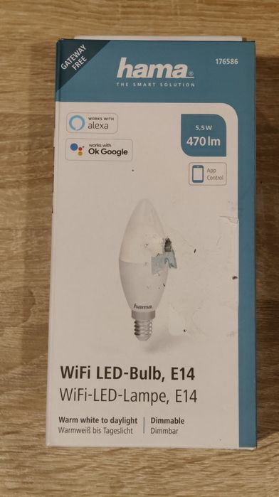 Żarówka LED WI-FI HAMA 470lm
