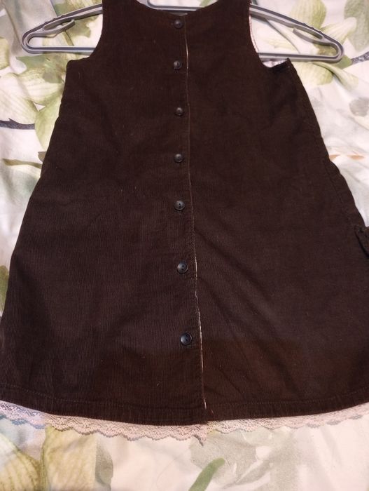 Sukienka swiateczna sesja zdjęciowa sztruks ciepła  2-3 l