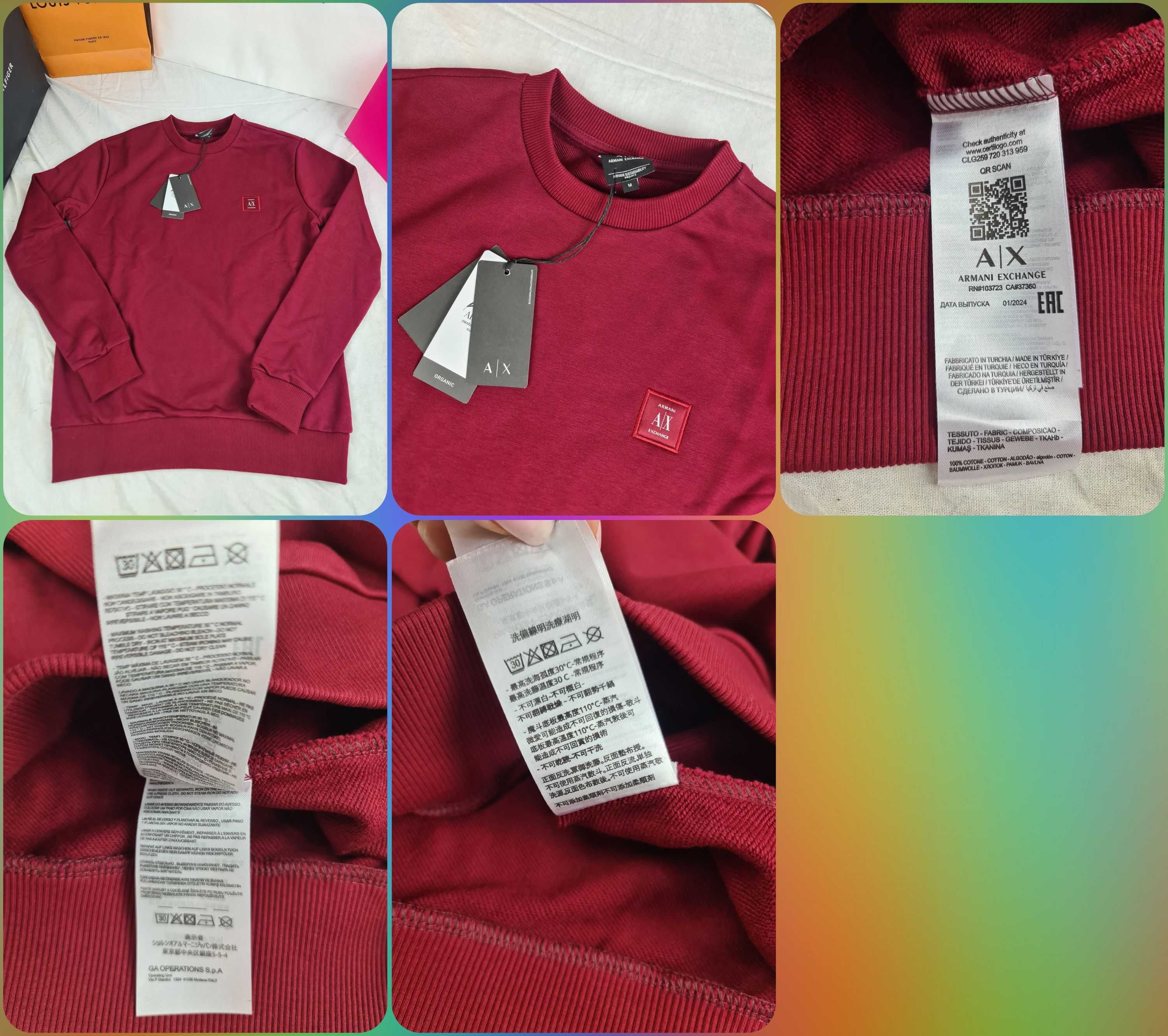 Bluza męska ralph lauren maly znaczek ax logowane Armani OUTLET