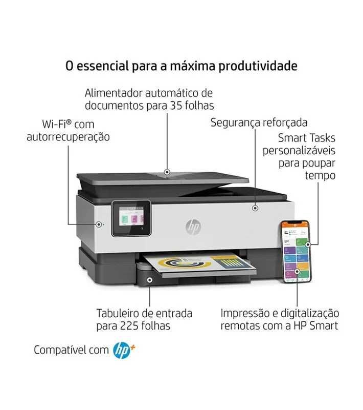 Impressora Multifunções HP OfficeJet Pro 8022e Wireless