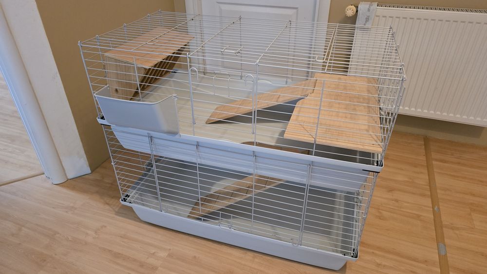 piętrowa klatka dla gryzoni, 52x98 h-84 cm