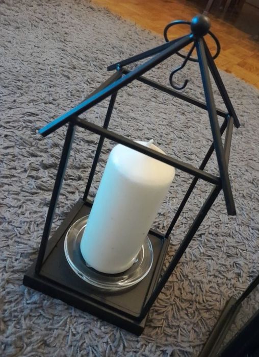 Floreira preta pendurar