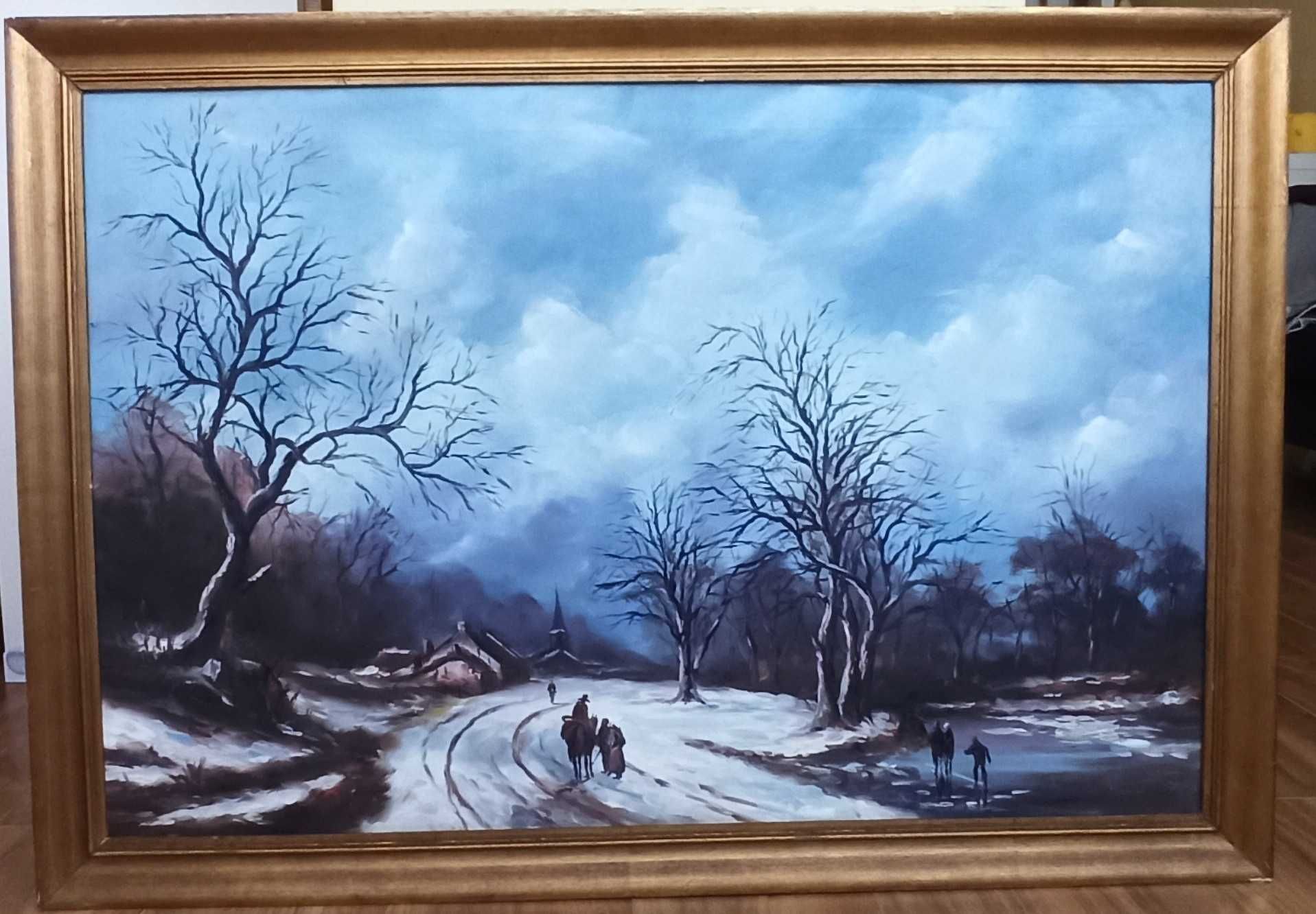 Oleo sobre tela - Paisagem