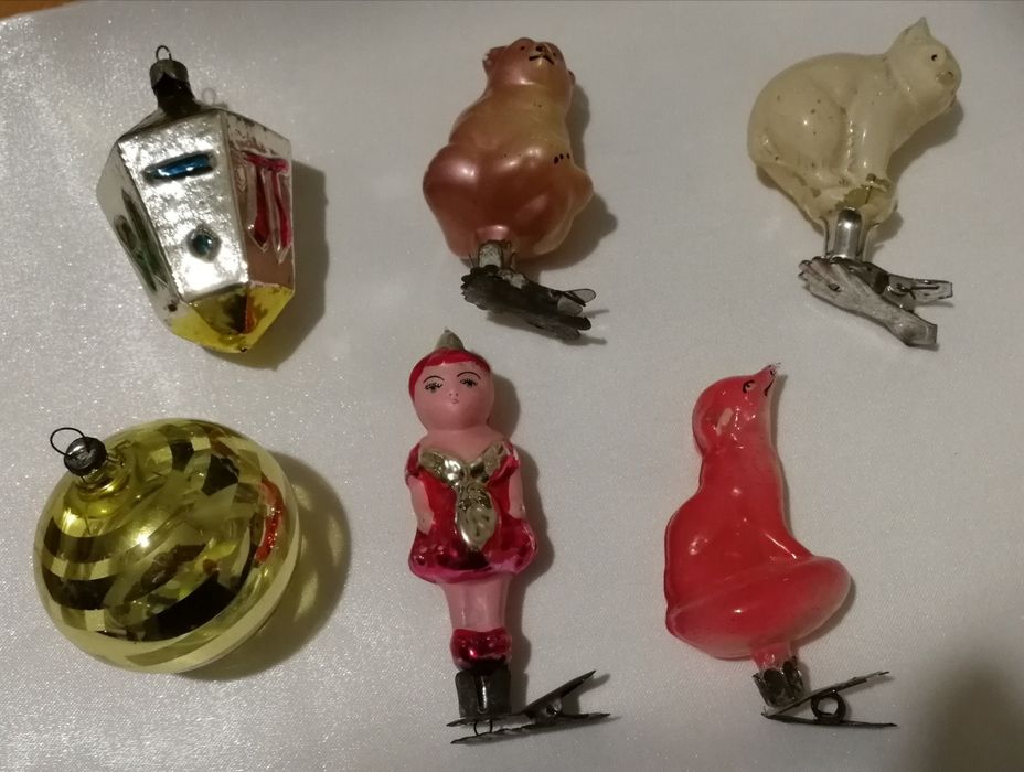 Ялинкові іграшки СРСР. Новорічні прикраси. Ёлочные игрушки Ссср.