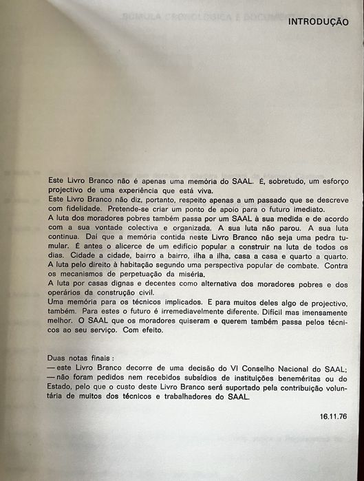 Livro Branco do SAAL