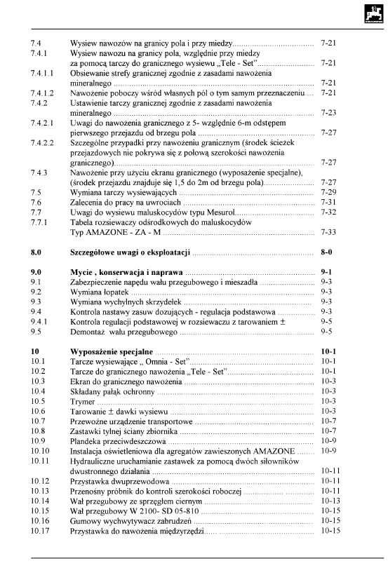 Instrukcja obsługi Amazone ZA-M Compact, Amazone ZA-M MAX