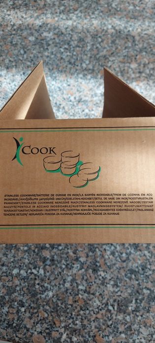 Conjunto 3 taças inox iCook da Amway