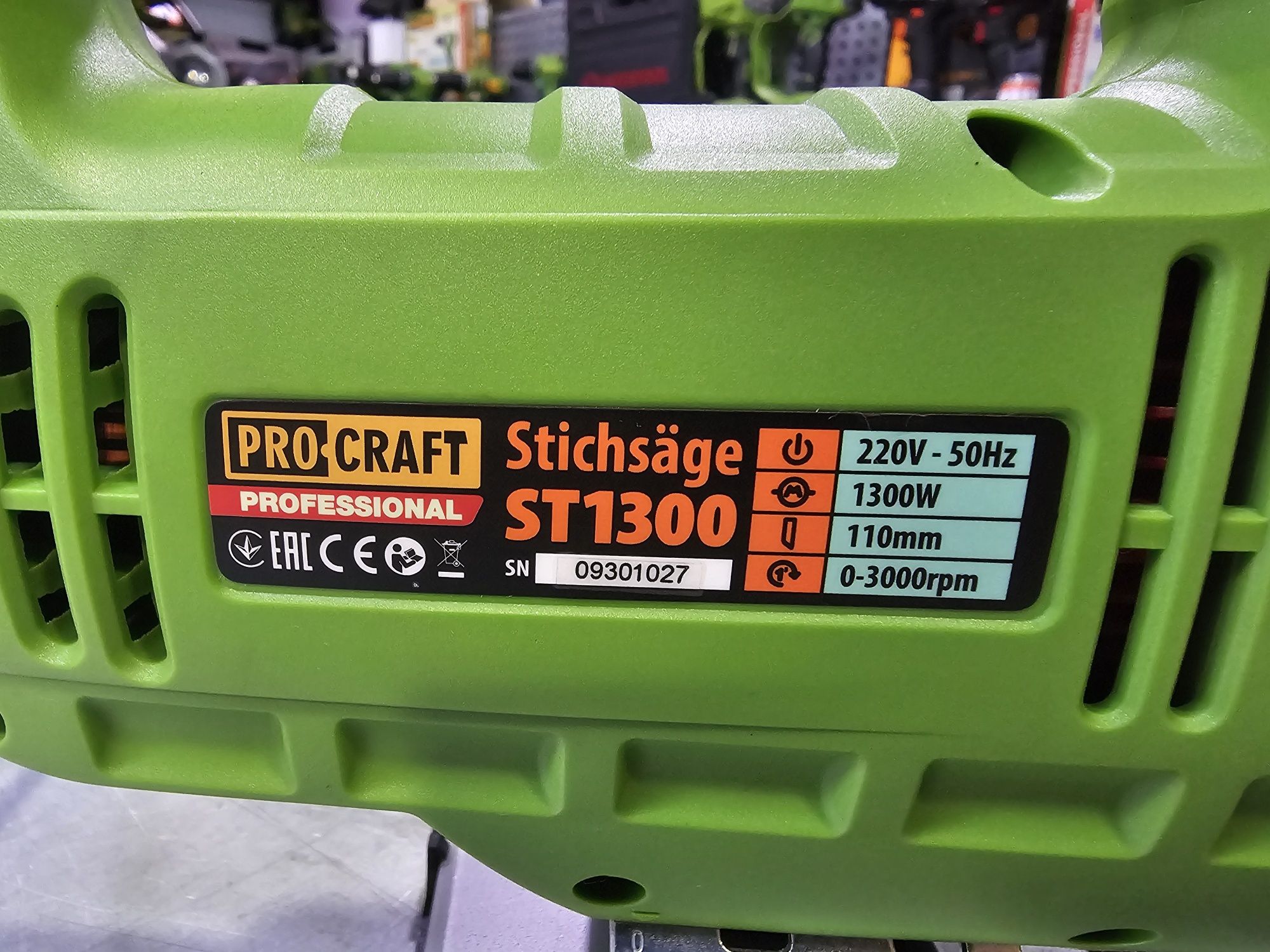 Лобзик Электролобзик ProCraft ST1300 +Подсветка, Лазер ,Здув опилок