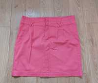 Różowa jeansowa spódnica z Camaieu rozm. 40