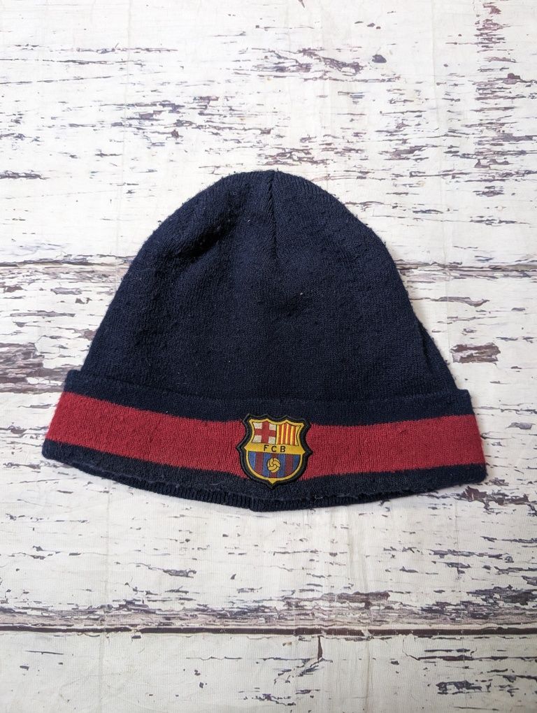 Czapka fc Barcelona barca beanie hat zimowa