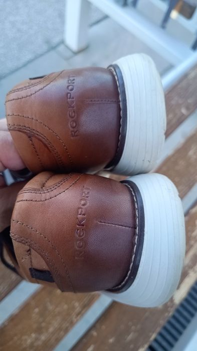 Rockport  Amerykańskie męskie wygodne buty skórzane, 100% Skóra, 43