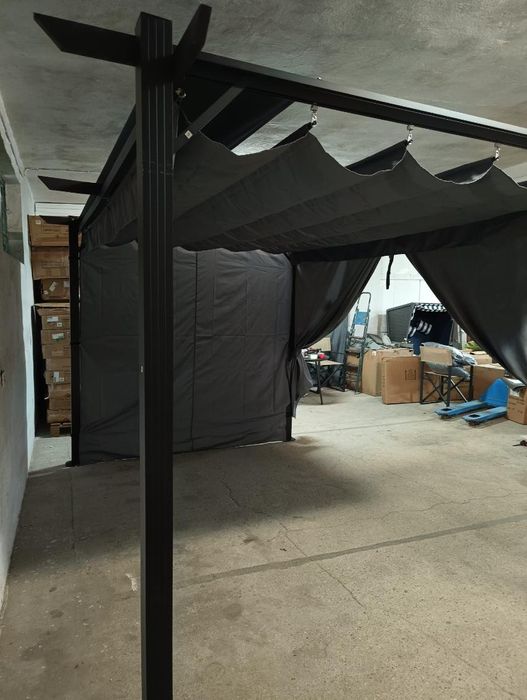 Pawilon wolnostojący. Zadaszenie na ogród, altanka. Namiot ogrodowy.