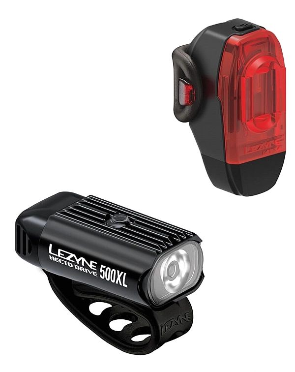 Zestaw lampek rowerowych Lezyne Hecto Drive 500XL-Przód 500lm+KTV 10lm