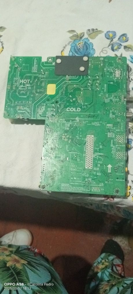 Placa mãe da televisão TCL