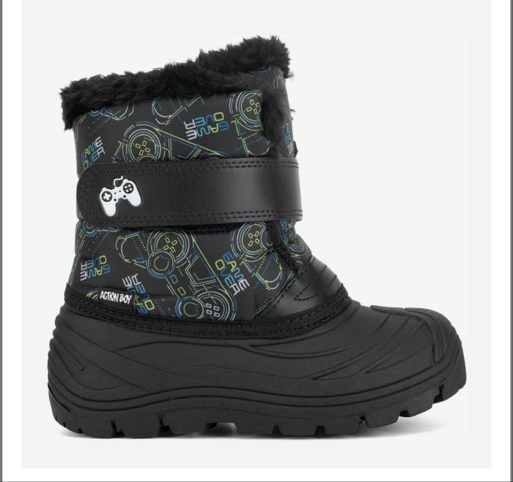 Дитячі зимові дутики чоботи для хлопчика зимові зимние сапоги ботинки