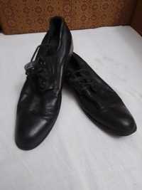 Мужские кожаные туфли 43 чёрные недорого