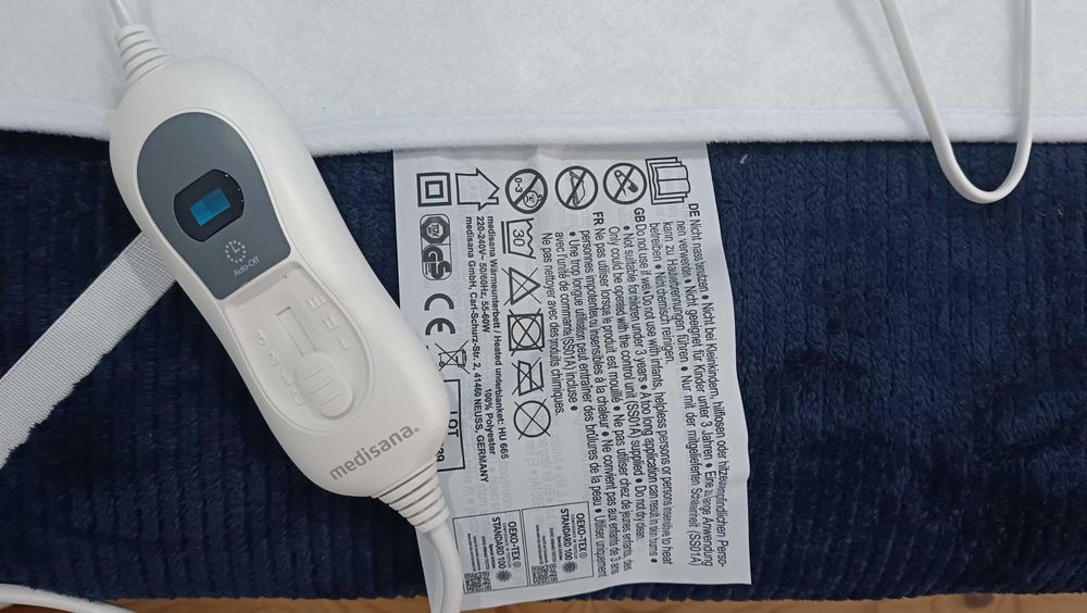 koc, nakładka podgrzewany Medisana HU 665 , 150 x 80 cm 60wat