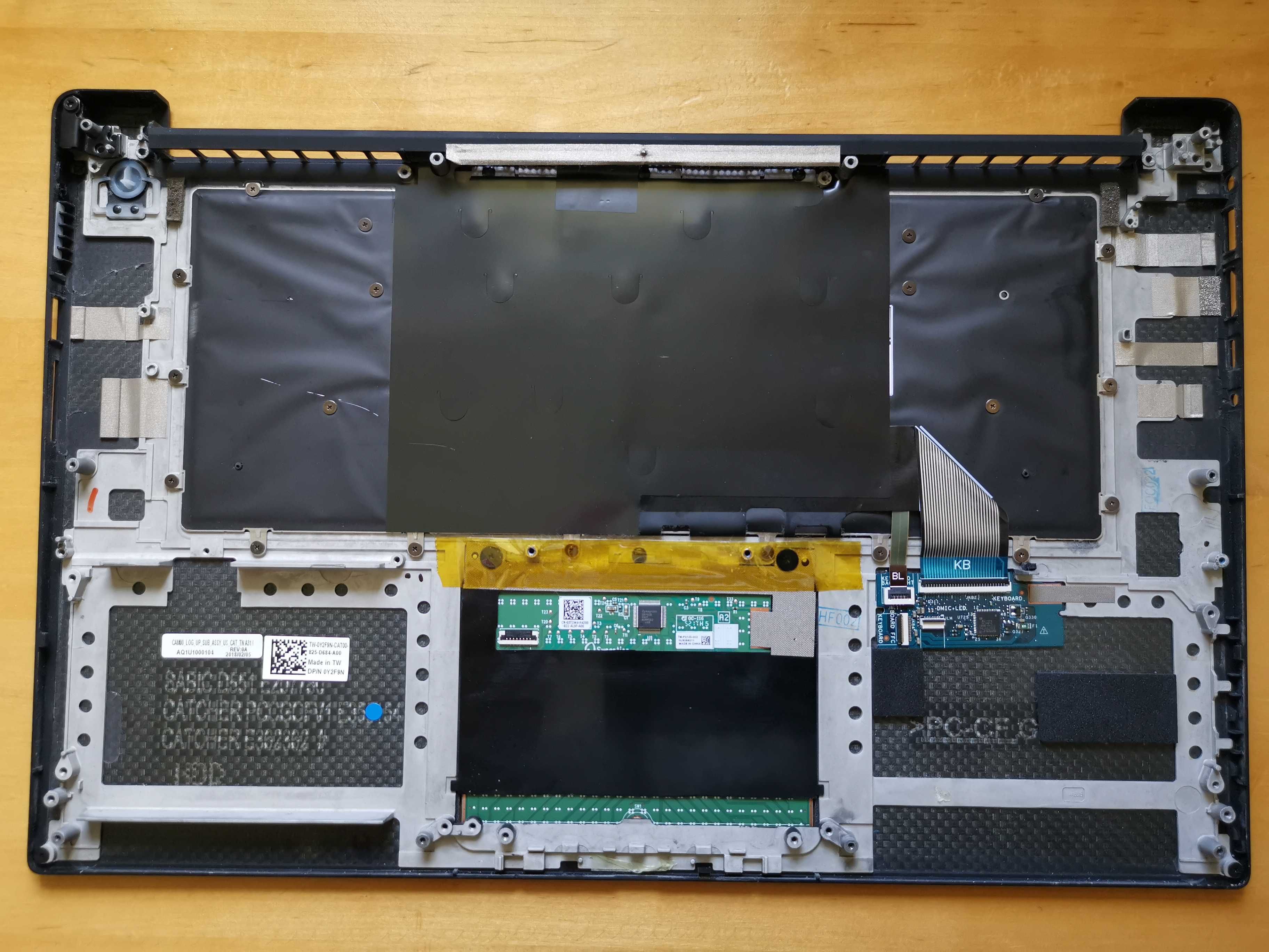 Palmrest Obudowa DELL PRECISION 5520 oryginał 0Y2F9N, touchpad, klawia