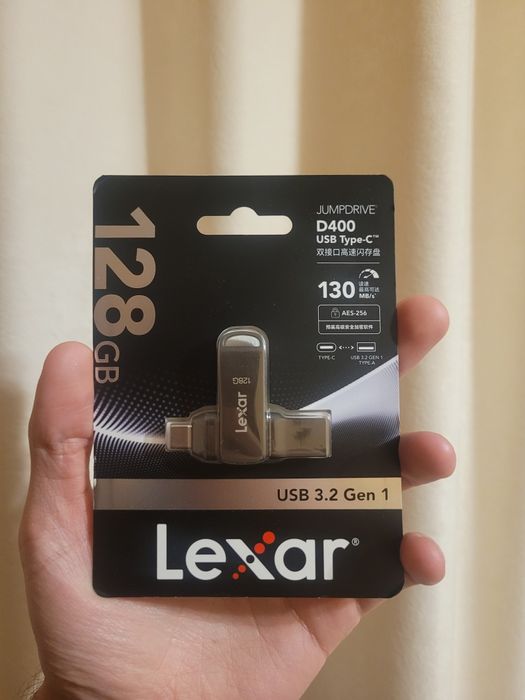 Флешка Lexar D400 128GB USB / Type-C