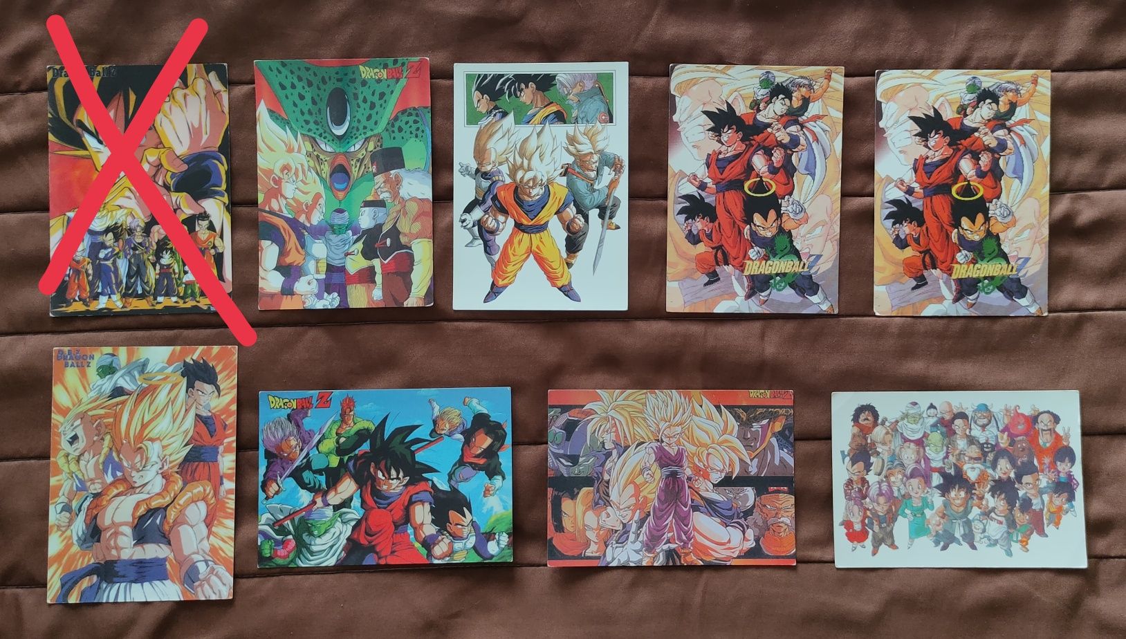 Dragon Ball Postais de Coleção e Outros Raros