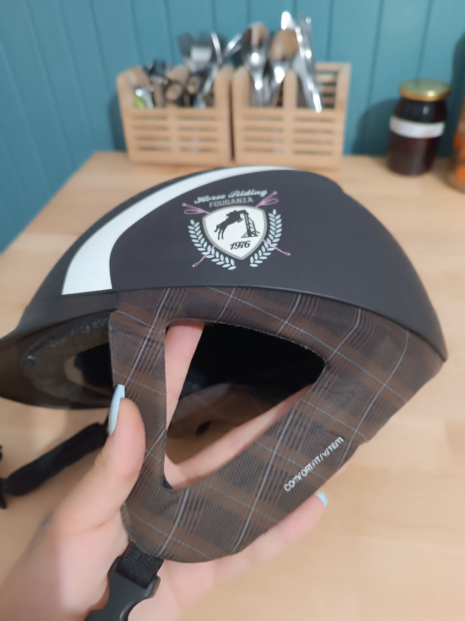 Kask jeździecki fouganza