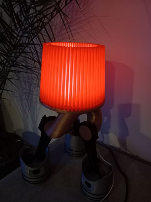 Lampa LED Tłok zasilanie usb
